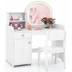 Masuta de toaleta pentru copii Costway HY10160WH (White)