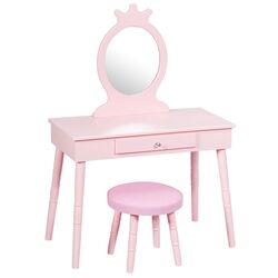 Masuta de toaleta pentru copii Costway HY10170PI (Pink)