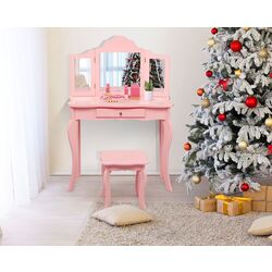 Masuta de toaleta pentru copii Costway HY10171PI (Pink) Thumb