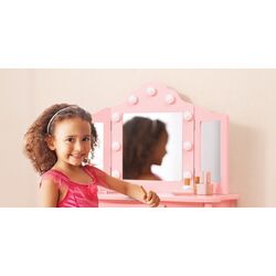 Masuta de toaleta pentru copii Costway HY10235DE-PI (Pink) Thumb