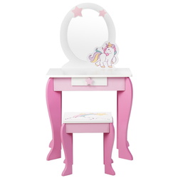 Masuta de toaleta pentru copii Costway HY10287PI (Pink) Thumb