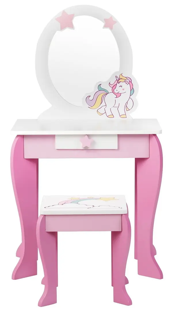 Masuta de toaleta pentru copii Costway HY10287PI (Pink)