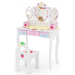 Детский туалетный столик Costway HY10290WH (White) Thumb
