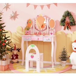 Детский туалетный столик Costway HY10290WH (White) Thumb