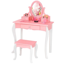 Masuta de toaleta pentru copii Costway HY10294PI (Pink)