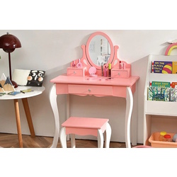 Masuta de toaleta pentru copii Costway HY10294PI (Pink) Thumb