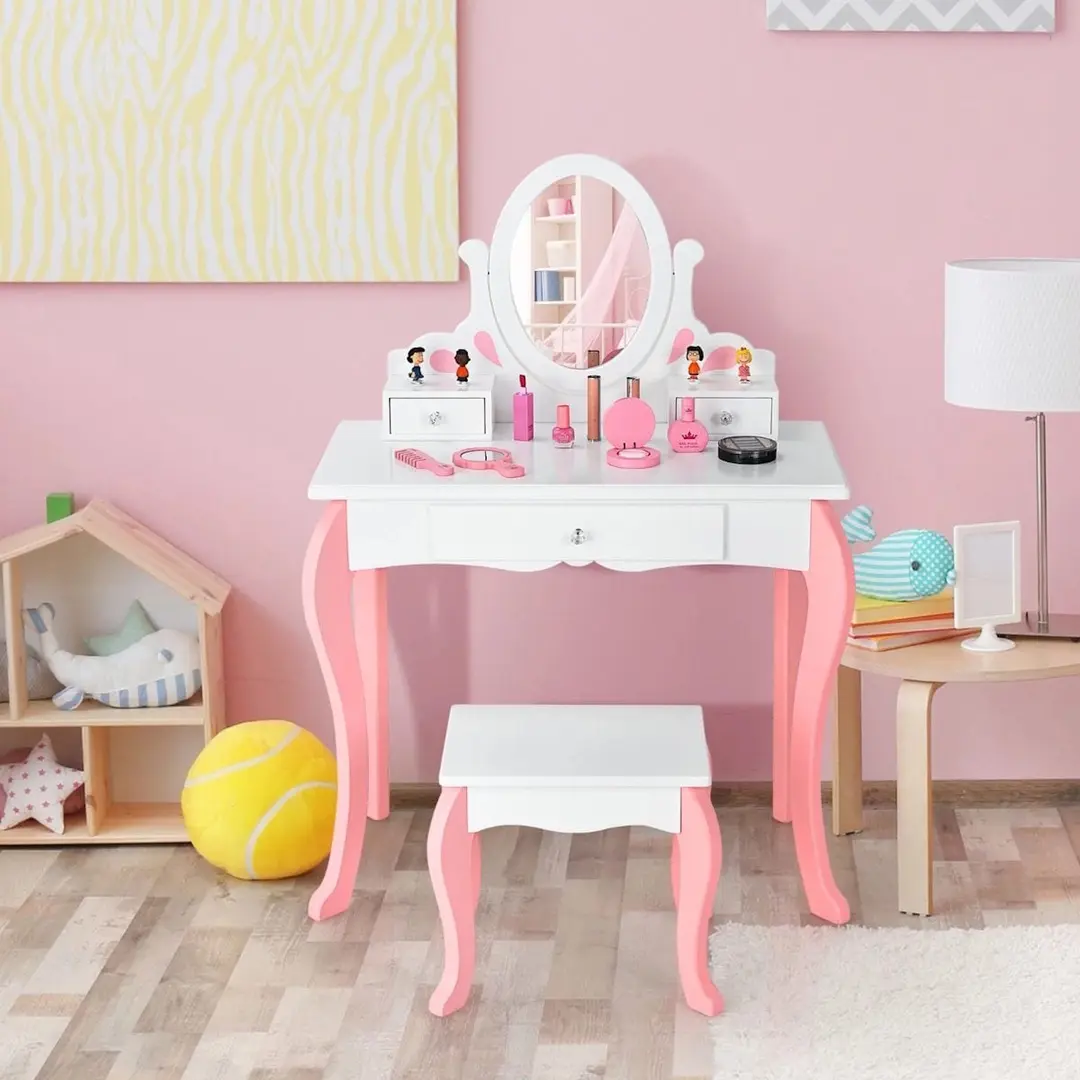 Masuta de toaleta pentru copii Costway HY10294WH (White)