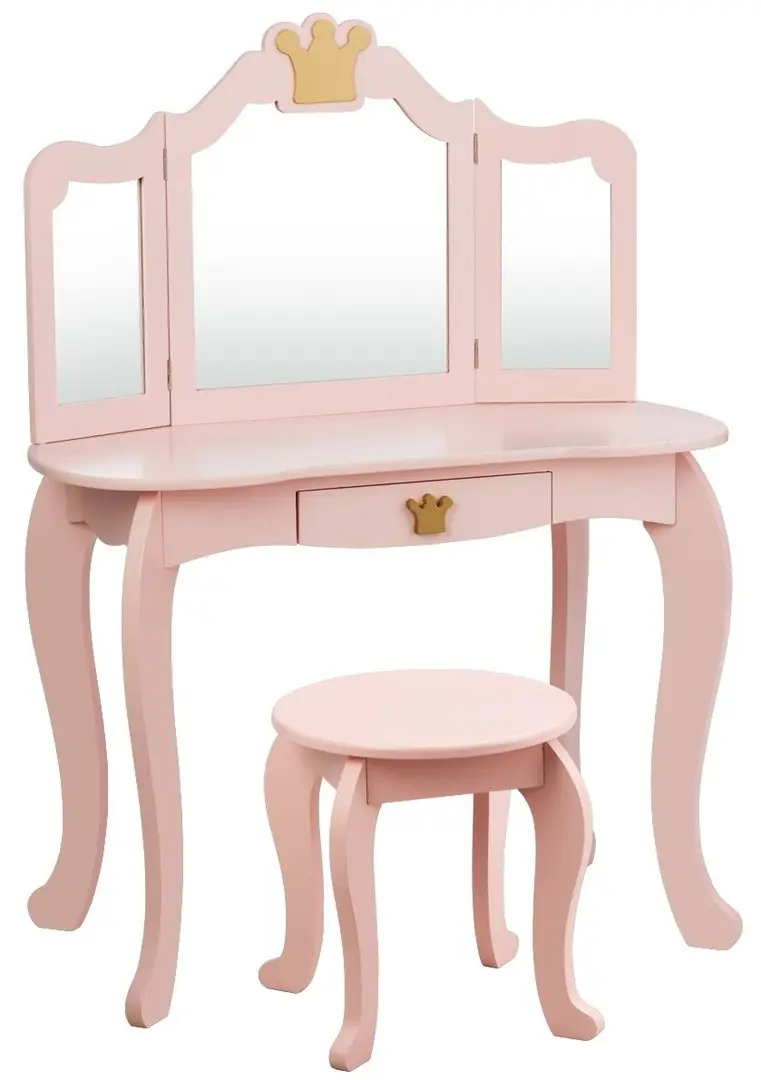 Детский туалетный столик Costway HY10297PI (Pink)
