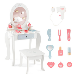 Masuta de toaleta pentru copii Costway TM10042WH (White) Thumb