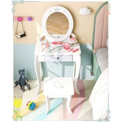 Masuta de toaleta pentru copii Costway TM10042WH (White) Thumb