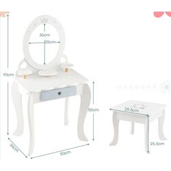 Masuta de toaleta pentru copii Costway TM10042WH (White) Thumb