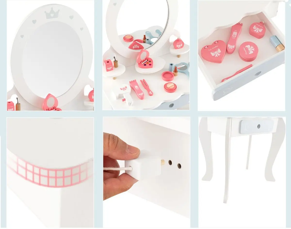 Masuta de toaleta pentru copii Costway TM10042WH (White)