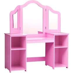 Măsuţă de toaletă pentru copii Costway TY327770PI (Pink)