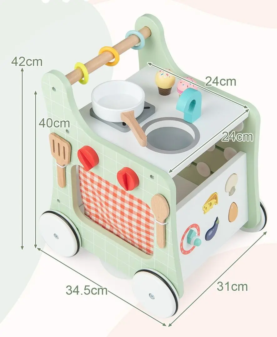 Игровая кухня Costway BC10172GN (Green/White) - 3