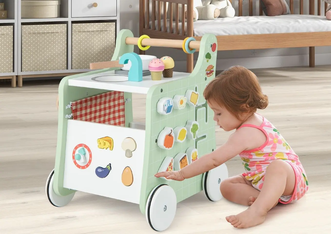 Игровая кухня Costway BC10172GN (Green/White) - 5