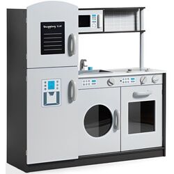 Bucatarie de joaca Costway HW63009 (Gray/Brown)