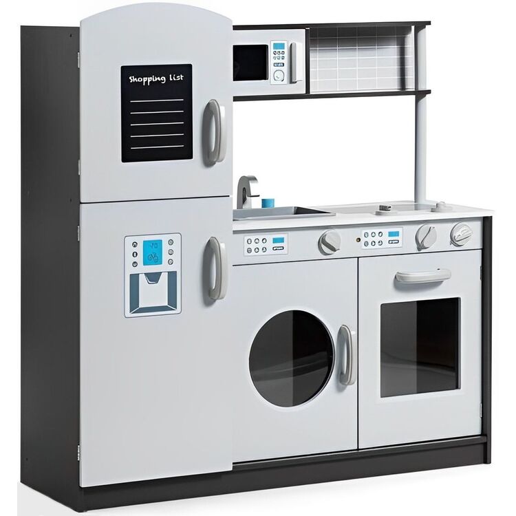 Bucatarie de joaca Costway HW63009 (Gray/Brown)