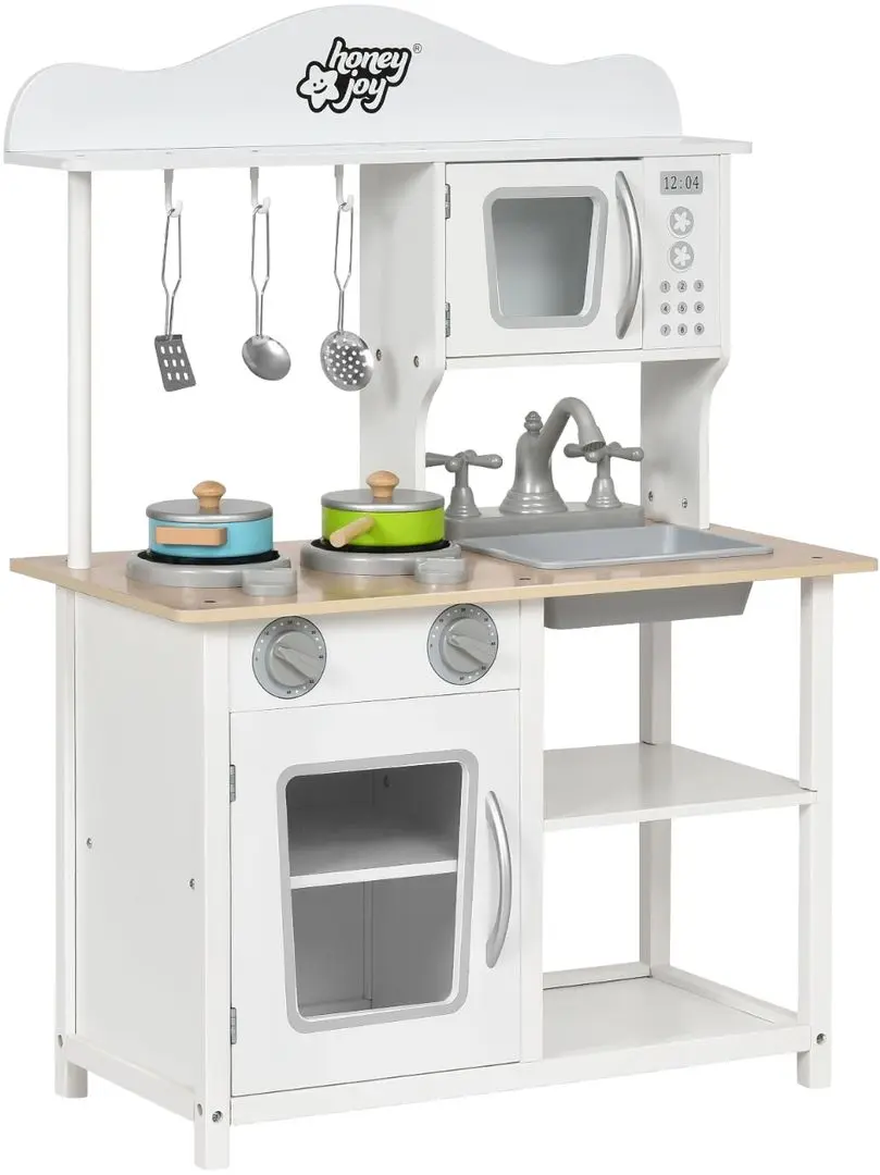 Bucatarie de joaca Costway HW66747 (White)