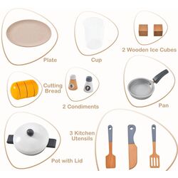 Bucatarie de joaca Costway TM10068 (Grey) Thumb