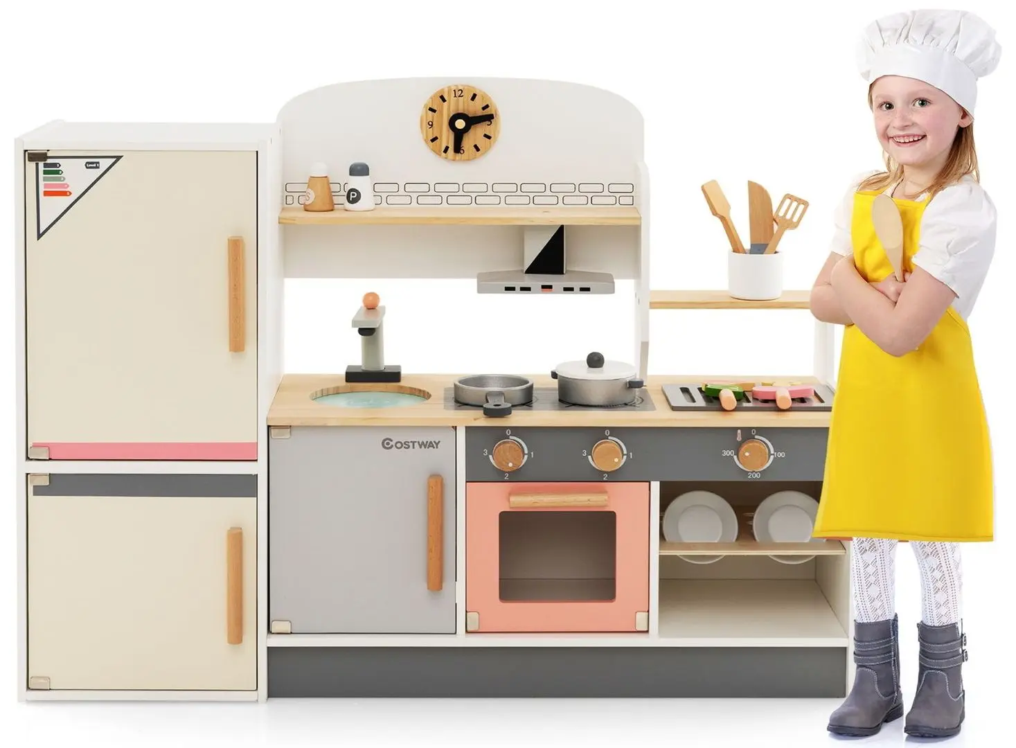 Игровая кухня Costway TM10069 (Grey/Beige) - 2