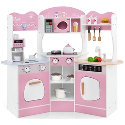 Bucatarie de joaca Costway TM10118PI (Pink)