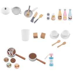 Bucatarie de joaca Costway TM10119CF (Brown) Thumb