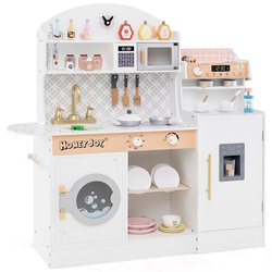 Bucatarie de joaca Costway TM10119WH (White) Thumb