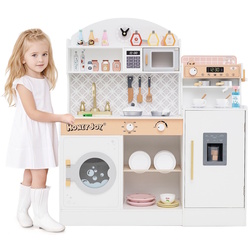 Bucatarie de joaca Costway TM10119WH (White) Thumb