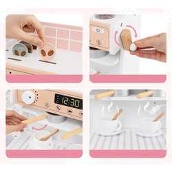 Bucatarie de joaca Costway TM10119WH (White) Thumb