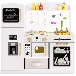 Bucatarie de joaca Costway TM10130WH (White)