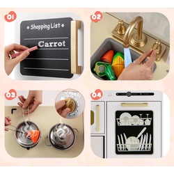 Игровая кухня Costway TM10130WH (White) Thumb