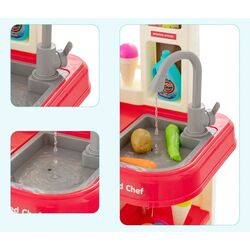 Bucatarie de joaca Costway TP10033PI (Beige/Pink) Thumb