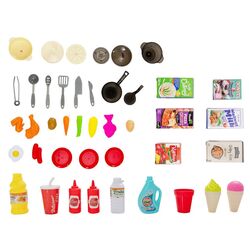 Bucatarie de joaca Costway TP10035OR (Beige/Orange) Thumb