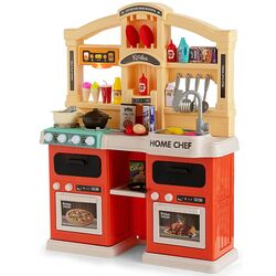 Bucatarie de joaca Costway TP10035OR (Beige/Orange)