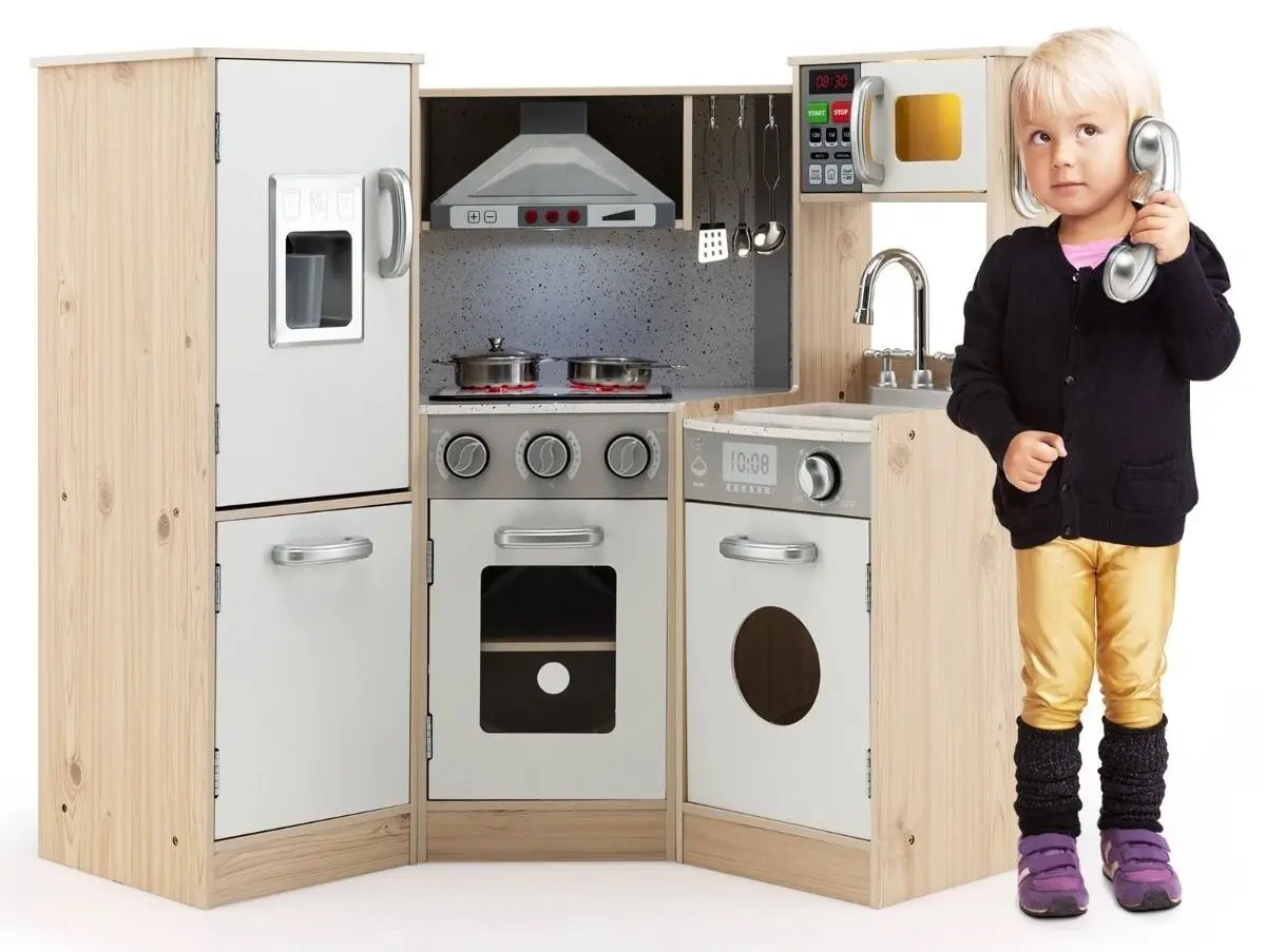 Игровая кухня Costway TP10063 (Wood/White)