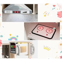 Игровая кухня Costway TP10063 (Wood/White) Thumb