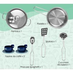 Bucatarie de joaca Costway TP10064 (White) Thumb