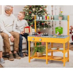 Bucatarie de joaca Costway TP10109OR (Orange) Thumb