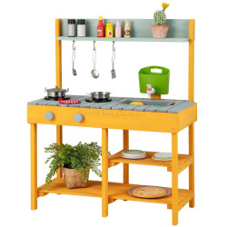 Bucatarie de joaca Costway TP10109OR (Orange)