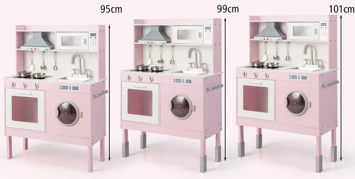 Bucatarie de joaca Costway TP10114PI (Pink)