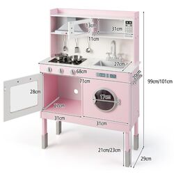 Bucatarie de joaca Costway TP10114PI (Pink) Thumb