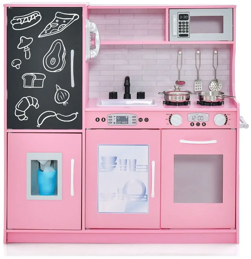 Bucatarie de joaca Costway TP10126PI (Pink)