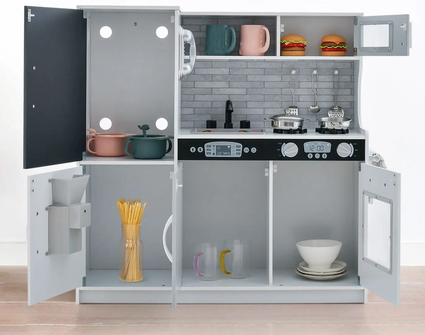 Игровая кухня Costway TP10126WH (White/Grey) - 2
