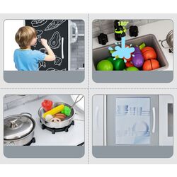 Игровая кухня Costway TP10126WH (White/Grey) Thumb