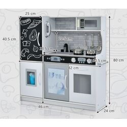 Игровая кухня Costway TP10126WH (White/Grey) Thumb