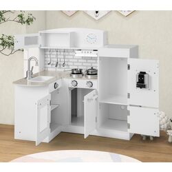 Bucatarie de joaca Costway TP10141WH (White) Thumb