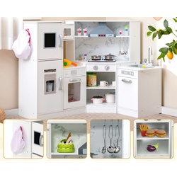 Bucatarie de joaca Costway TP10162WH (White) Thumb