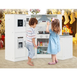 Bucatarie de joaca Costway TP10162WH (White) Thumb