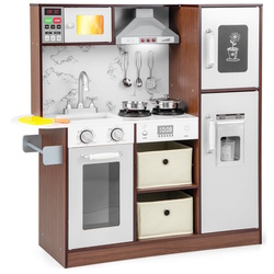 Bucatarie de joaca Costway TP10163CF (Brown)