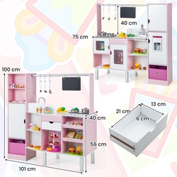 Игровая кухня Costway TP10164PI (Pink) Thumb